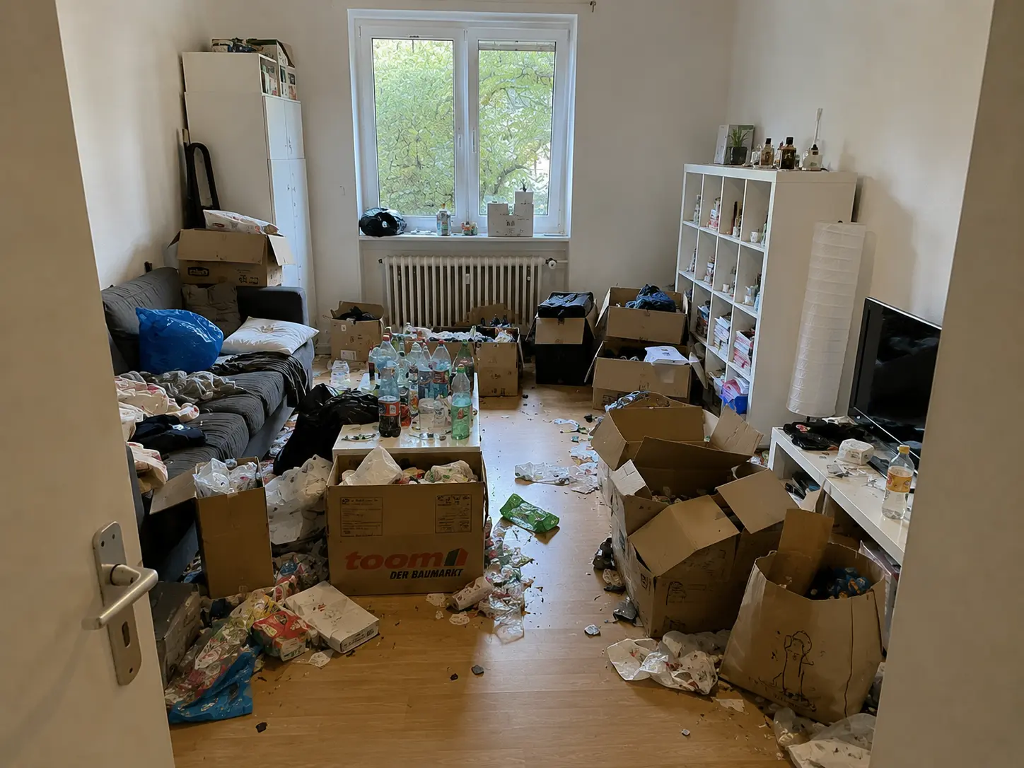 Vorher – Messiewohnung Räumung