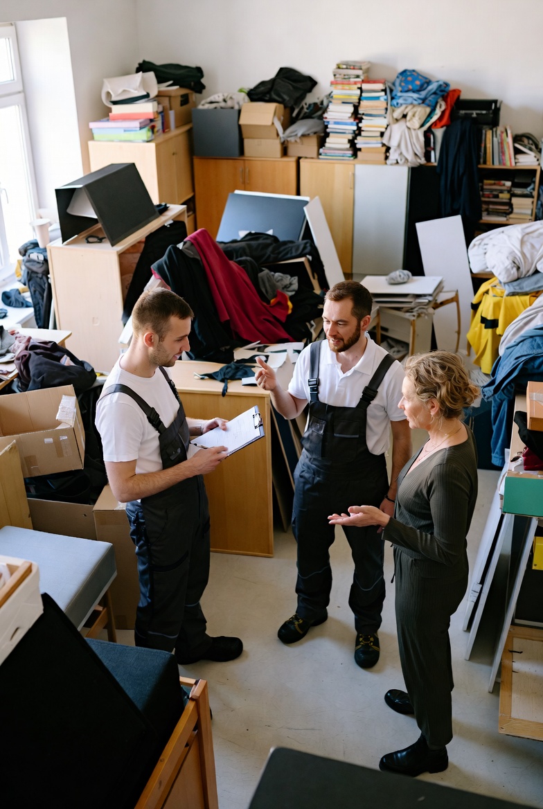 Entrümpelung im Einsatz
